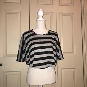 Black and gray shirt